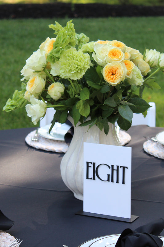 Table Number