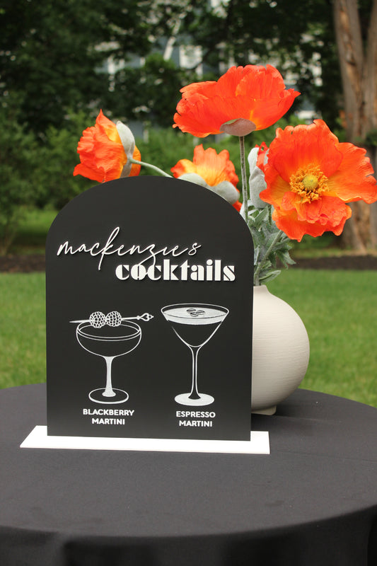 Signature Drink Sign